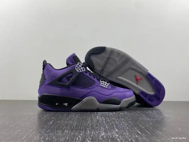 Cheap Jordan Purple Air x Scott 4 Suede Travis 0322